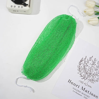 African Exfoliating Bath Scrubber Net Extra Coarse Long Back Scrubber for Shower Body Scrub Mitt for Dead Skin Removal