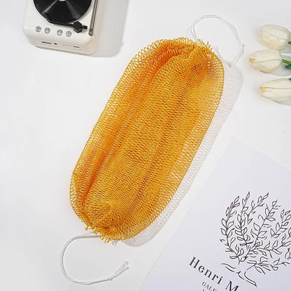 African Exfoliating Bath Scrubber Net Extra Coarse Long Back Scrubber for Shower Body Scrub Mitt for Dead Skin Removal