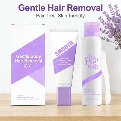 Painless Hair Removal Set for Underarm Private Body Leg Gentle Non-Irritating Smooth Hair Growth Inhibitor Body Care for Women